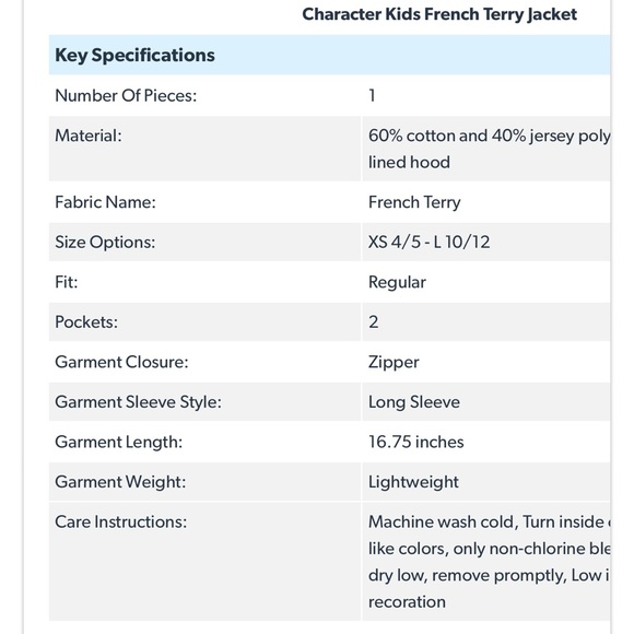 Bluey Kids Hoodie with Ears - Light Blue and Purple - Picture 7 of 7